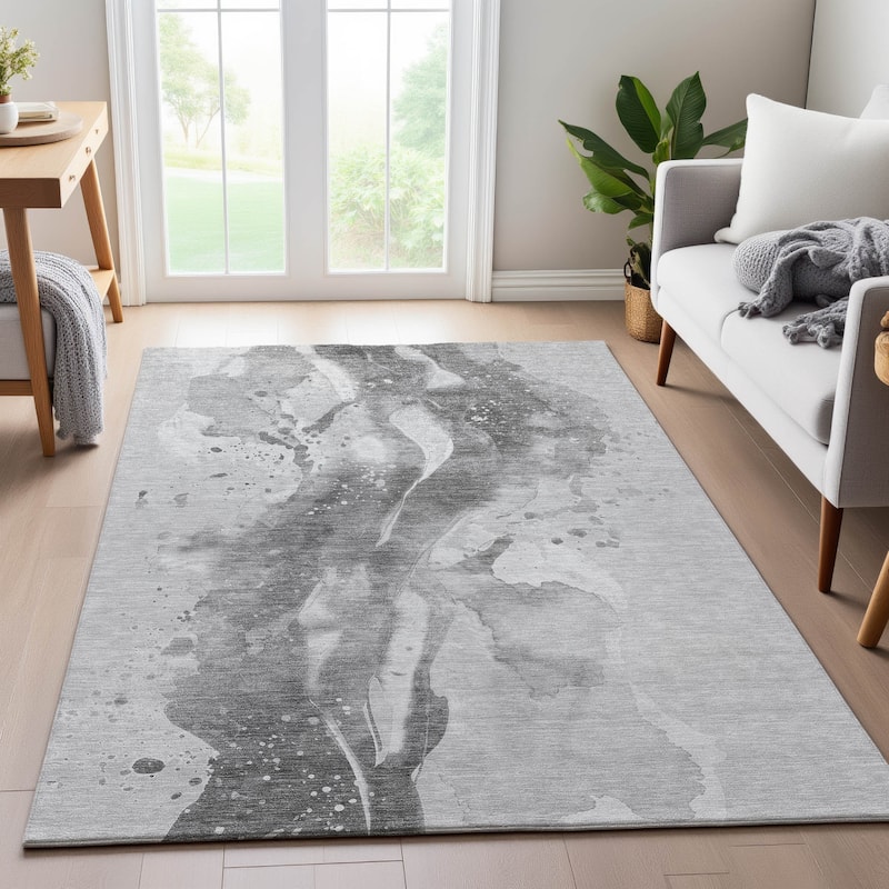 Premium Washable Super Soft Abstract Glam Mayfield Rug