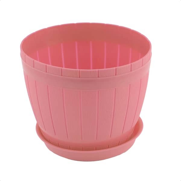 Shop Home Office Hotel Decor Plastic Casks Shape Plant Flower Pot