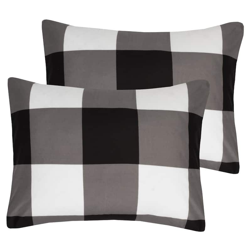 Sweet Home Collection Buffalo Check 4-piece Comforter Set