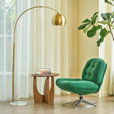 69" Modern Arching Floor Lamp with Rotatable Lamp Shade