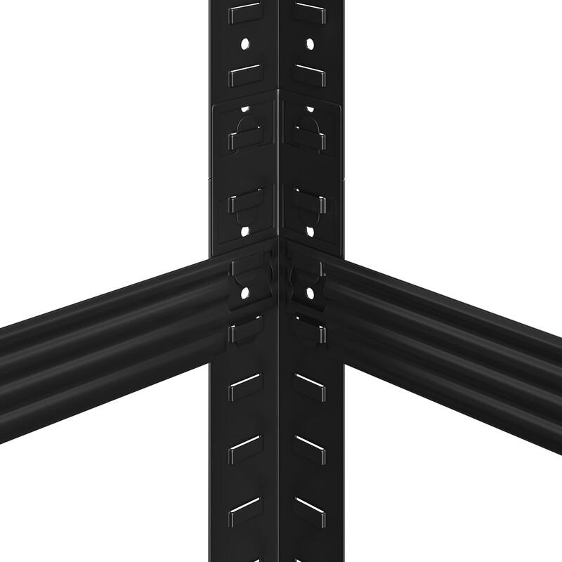 Yaheetech 71in 5-Tier Metal MDF Storage Rack, Adjustable Shelves, 386lb Capacity for Each Shelf