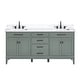 preview thumbnail 25 of 33, Avanity Madison 72 in. Double Sink Bathroom Vanity with Engineered Stone Top - 73" x 22"D x 35"H