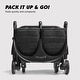 preview thumbnail 4 of 4, Baby Jogger City Tour 2 Double Stroller, Pitch Black - N/A