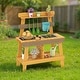 preview thumbnail 2 of 8, Gymax Play Kitchen for Kids w/ Removable Faucet Sink Grill Rack