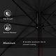 preview thumbnail 3 of 3, North Bend 7.5 Crank Lift Auto Tilt Patio Umbrella with Outdoor Rated Olefin Fabric by Havenside Home