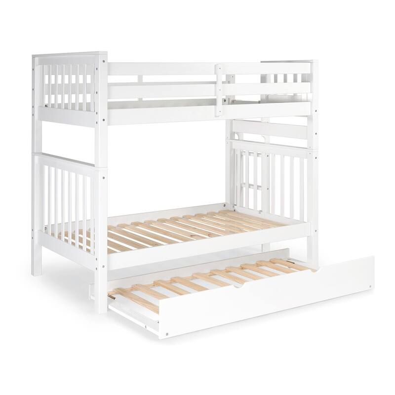Taylor & Olive Trillium Tall Twin over Twin Bunk Bed, Twin Trundle