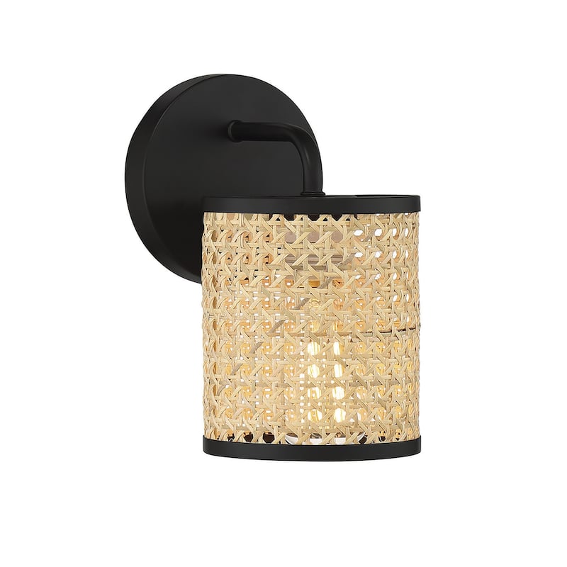 Savoy House 9-1648-1 Jaylar 9" Tall Wall Sconce - Matte Black