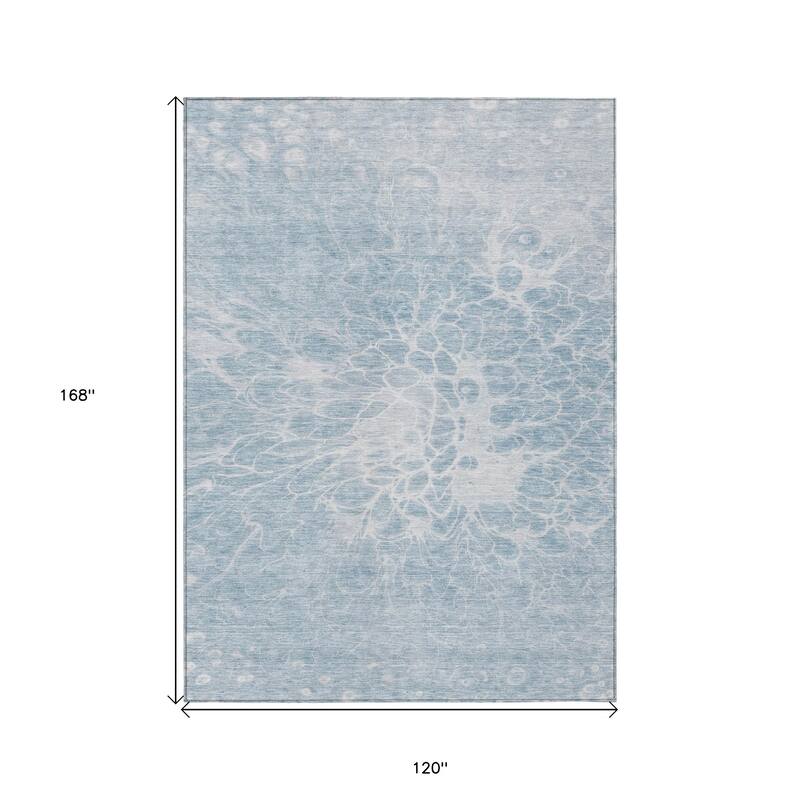 HomeRoots Abstract Transitional Rectangle Outdoor Rug