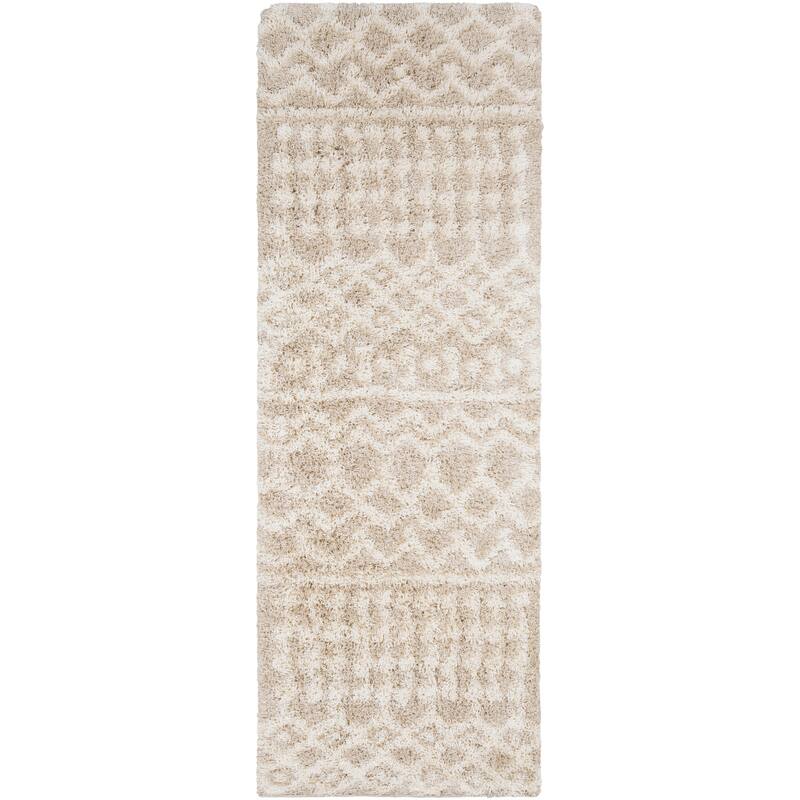 Artistic Weavers Newton Geometric Moroccan Trellis Shag Area Rug