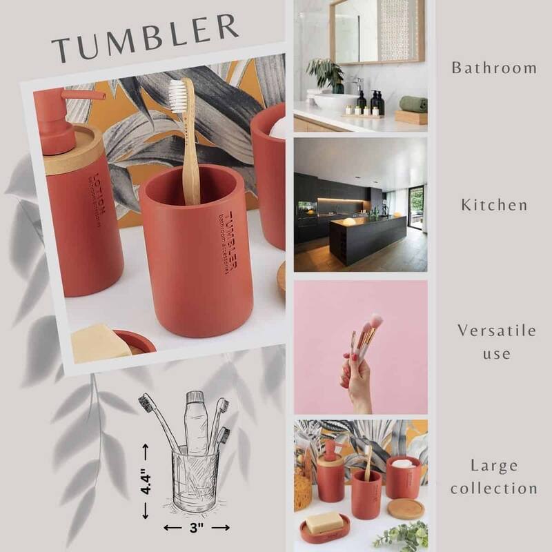 Modern Bathroom Tumbler, Minimalist Design Toothbrush Holder, Versatile Home Organizer