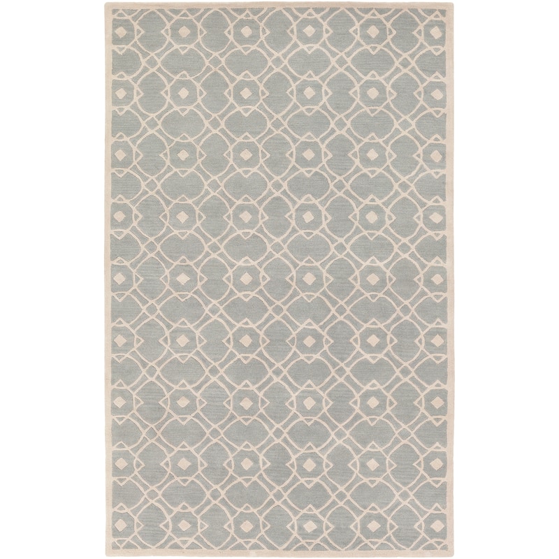 Hand-tufted Karen Contemporary Geometric Wool Area Rug