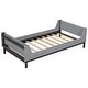 preview thumbnail 8 of 35, Twin Bed with Headboard, Footboard,Built-in Bed-end Book Storage Rack