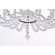 preview thumbnail 7 of 10, Demi 16 Inch Bohemian Pendant Chandelier 4-Light