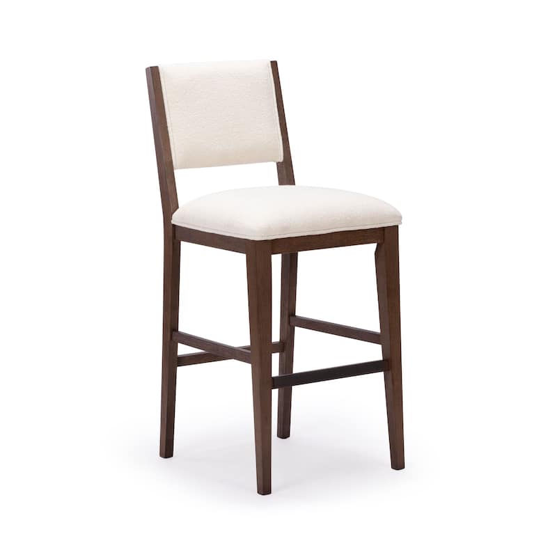 Plank and Beam Sereno Upholstered Bar Height Stool - Set of 2