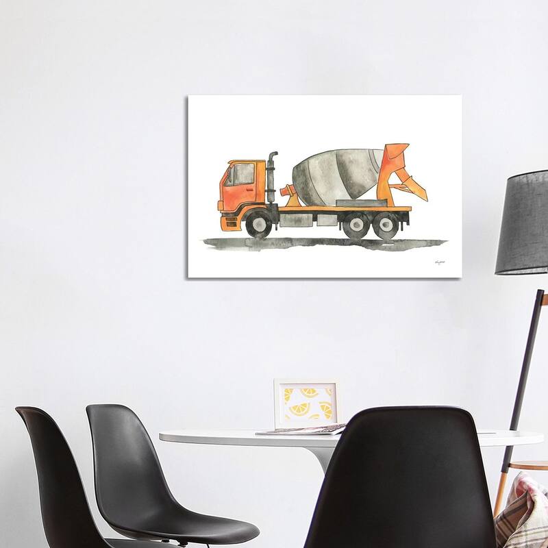 iCanvas "Cement Truck" by Kelsey McNatt Canvas Print - 26x40x1.5