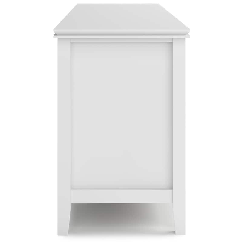 WYNDENHALL Stratford SOLID WOOD 72" Wide TV Media Stand For TVs up to 80"