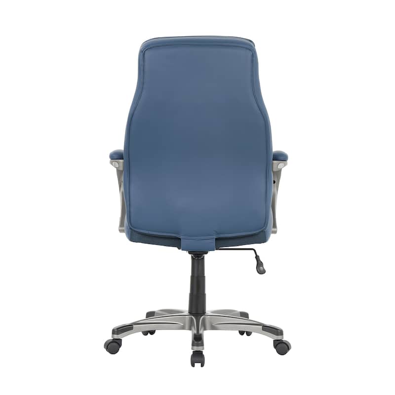 Sealy® Palisade Faux Leather Office Chair with Memory Foam Seat and Adjustable Height