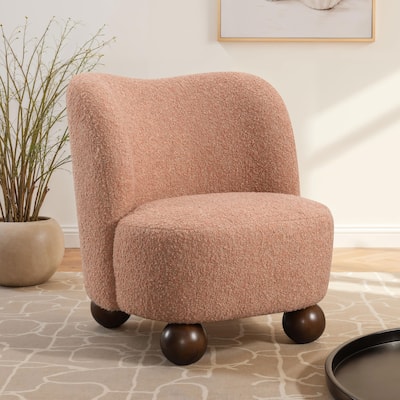 Furniture of America Velra Modern 28-inch Boucle Wing Accent Chair