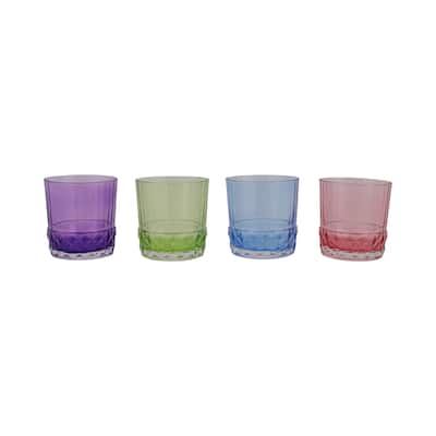 viva by VIETRI Deco Assorted Short Tumblers - Set of 4