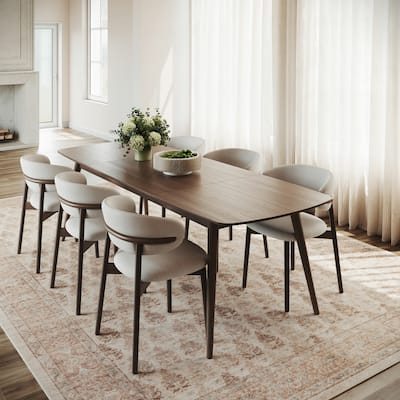 Nuloom Caria Traditional Bordered Washable Area Rug