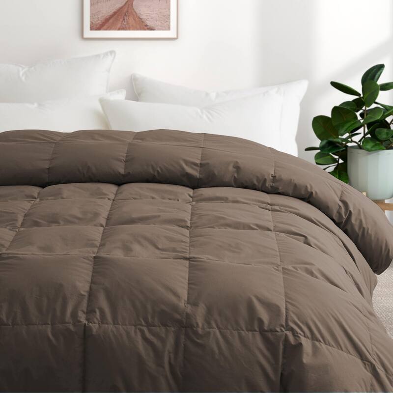 All Season Organic Cotton Down & Feather Comforter Made in Germany