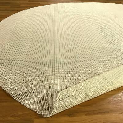 Superior Non-Slip Gripper Mat Floor Protector Indoor Area Rug Pad - Cream