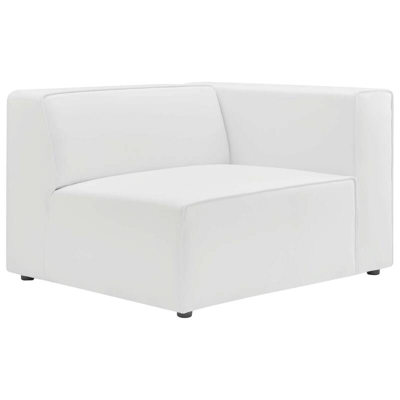 Mingle Vegan Leather 3-Piece Sectional Sofa