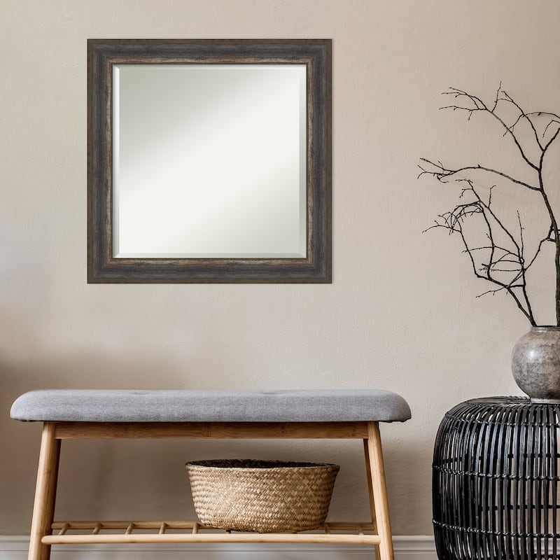 Beveled Bathroom Wall Mirror - Alta Frame