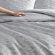 preview thumbnail 5 of 10, Vera Wang Illusion Grey Duvet Cover Set