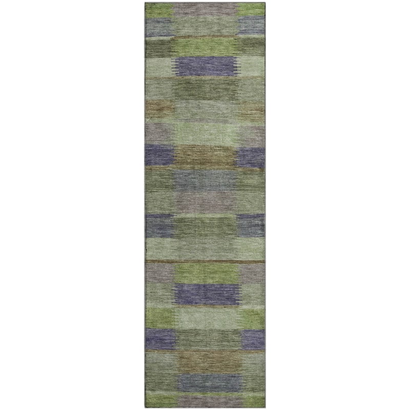 Premium Washable Super Soft Geo Stripe Mayfield Rug