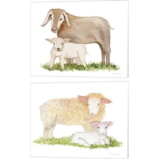 Kathleen Parr McKenna 'Life on the Farm Animal Element' Canvas Art (Set ...