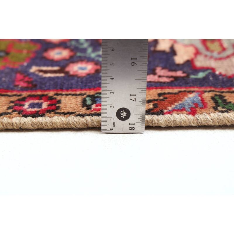 ECARPETGALLERY Hand-knotted Antalya Vintage Navy Wool Rug - 6'5 x 9'5