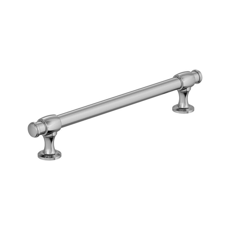 Amerock Winsome Kitchen Cabinet Pull - 6-5/16 in (160 mm) Center-to-Center - Polished Chrome