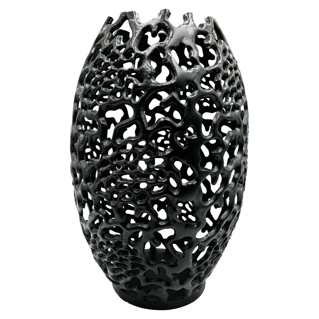 Decorative Handmade Aluminum Egg Nest Flower Vase