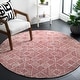 preview thumbnail 100 of 120, SAFAVIEH Handmade Abstract Birdie Modern Wool Rug 6' Round - Red/Ivory - Round