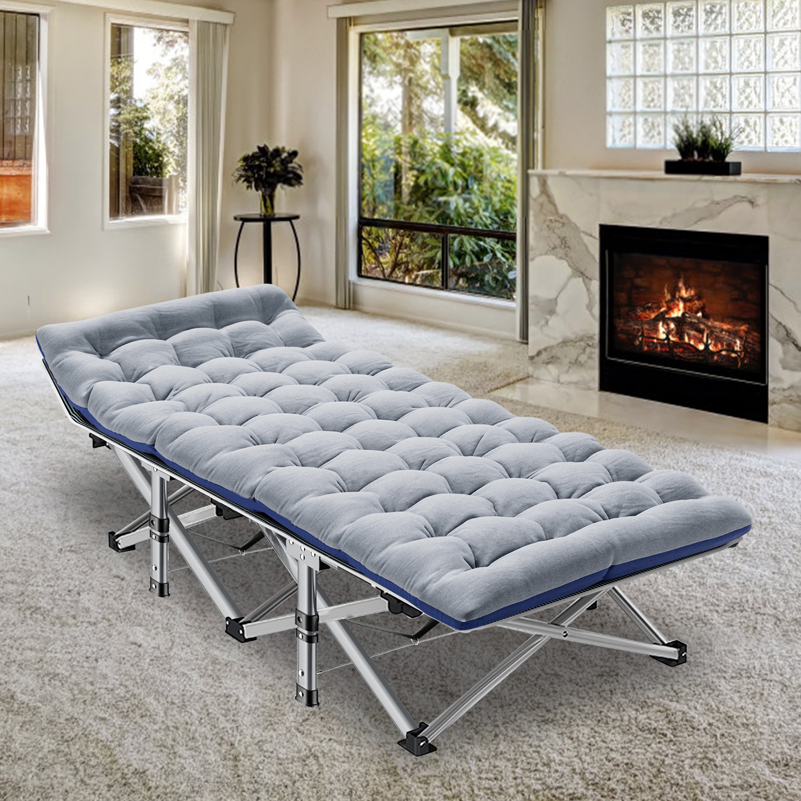 Heavy duty camp bed discount