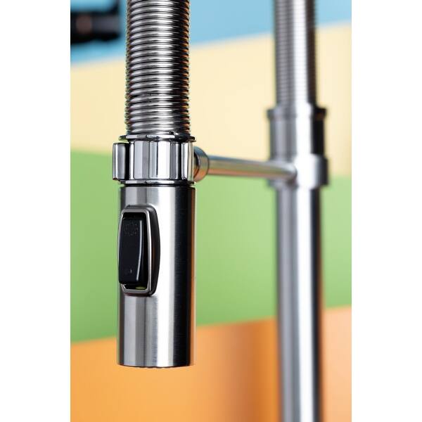 Delta 9659t Dst Trinsic Pro Pre Rinse Pull Down Kitchen Faucet With