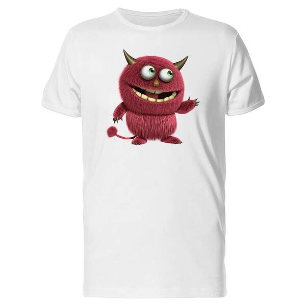 Shop Cool Red Monster Happy Furry Tee Men S Image By