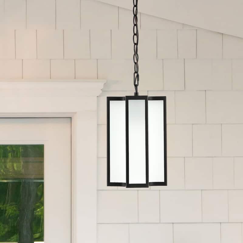 SAFAVIEH Lighting Hyla 8" Outdoor Pendant - 8"W x 8"D x 89"H