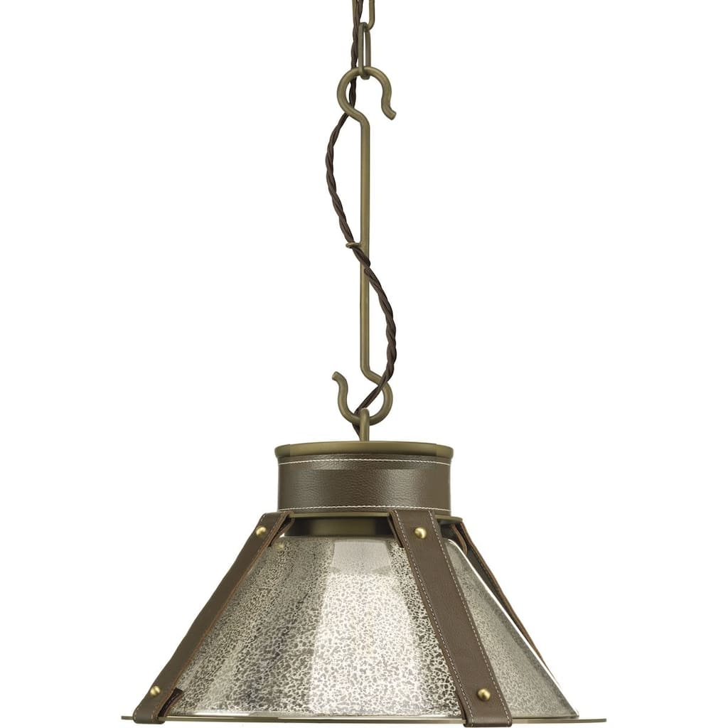 POINT DUME® Rockdance Collection Aged Brass Pendant - 15.75 in x 15.75 in x 10.125 in