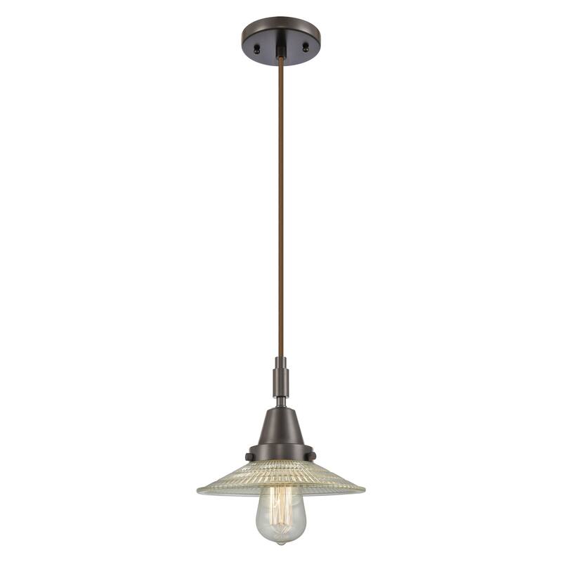 Innovations Lighting 447-1P-G2 Halophane 9" Wide Mini Pendant with