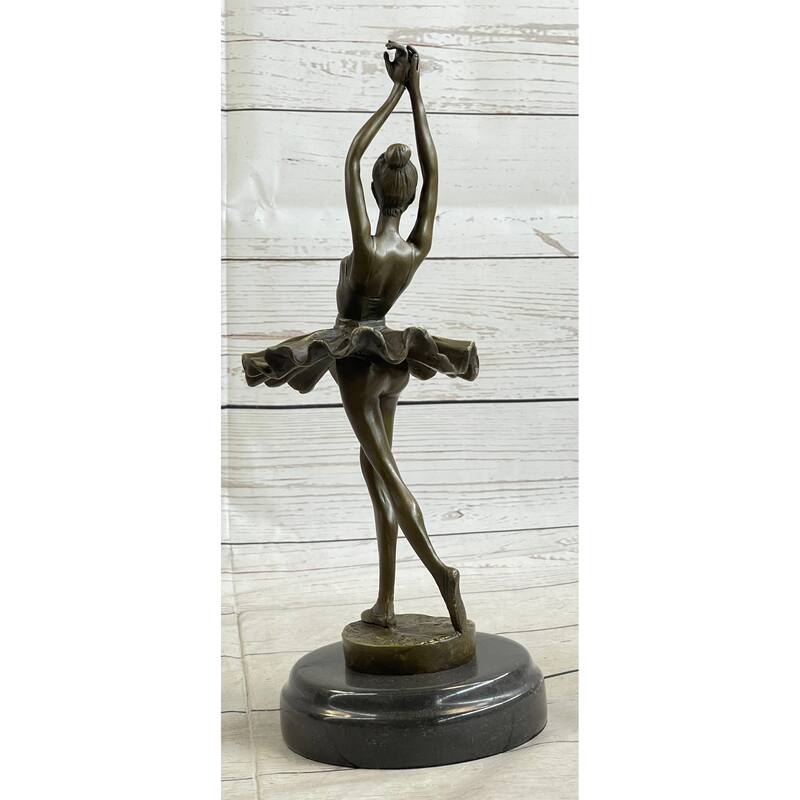 Abstract Ballerina Lost Wax By Milo Art Bronze Sculpture Statue Figurine Figure