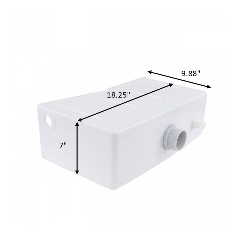 White Plastic Tank Liner For High Tank Pull Chain Toilet Old Style