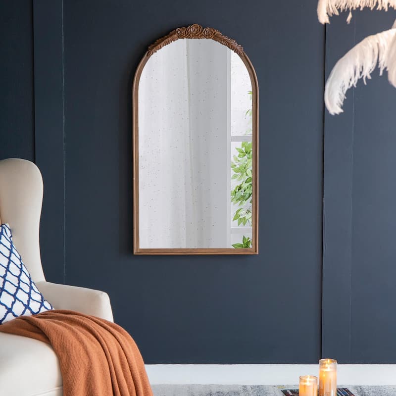 Mid-Century Style Living Room Oval Mirror