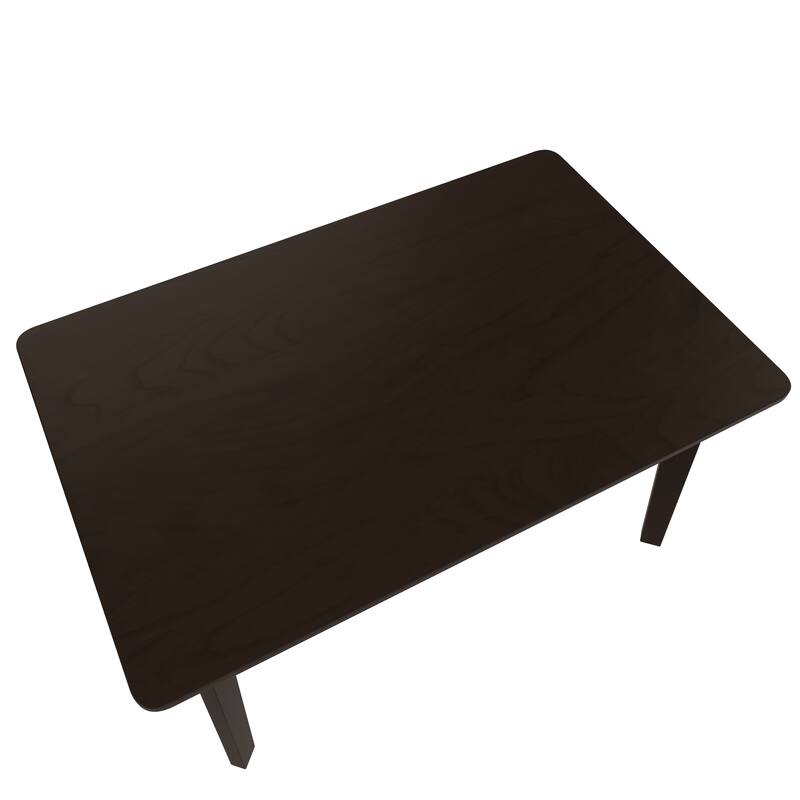 Rustic Farmhouse Dining Table - Solid Wood Frame, Minimalist Modern Dining Table for Kitchen, Dining Room