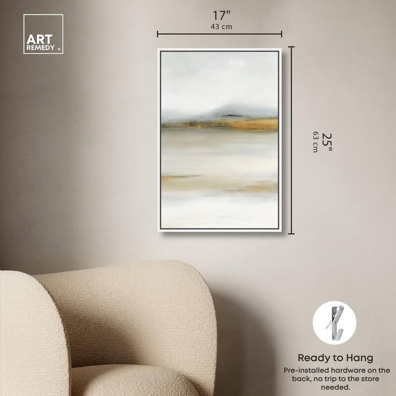 Misty Expanse II Canvas by Art Remedy