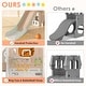 preview thumbnail 4 of 5, Beige Coffee Toddler Slide, Slide for Toddlers Age 1-3, Indoor Outdoor Backyard Playground Baby Slide Toy