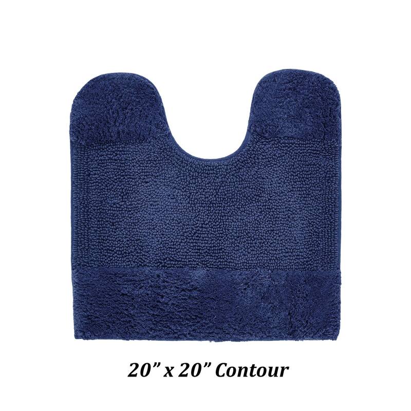 Better Trends Bath Rug 100% Cotton Water Absorbent Tufted Bathroom Rugs for Shower, Sink Mats Machine Wash Granada Collection