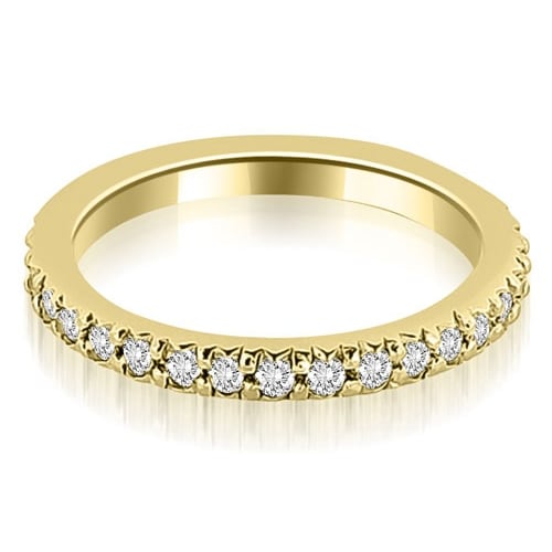 0.40 cttw. 14K Yellow Gold Round Diamond Eternity Ring