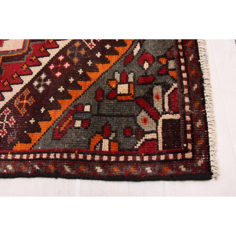 ECARPETGALLERY Hand-knotted Konya Anatolian Red Wool Rug - 4'3 x 9'3